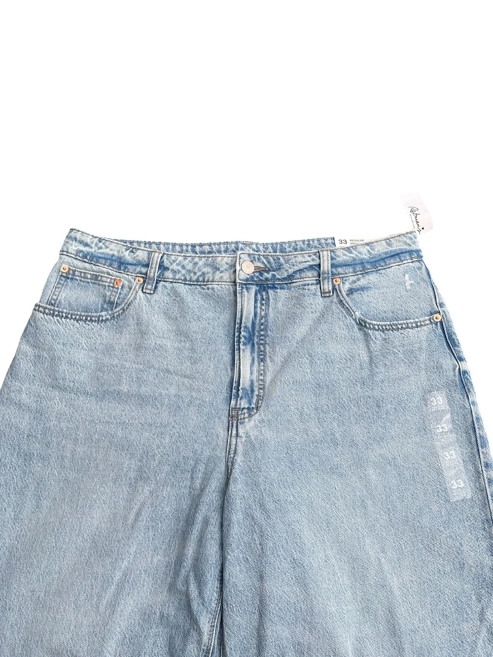 NWT Reitmans Light Blue High Rise Barrel Leg Jeans (33x28) - Picture 5 of 12